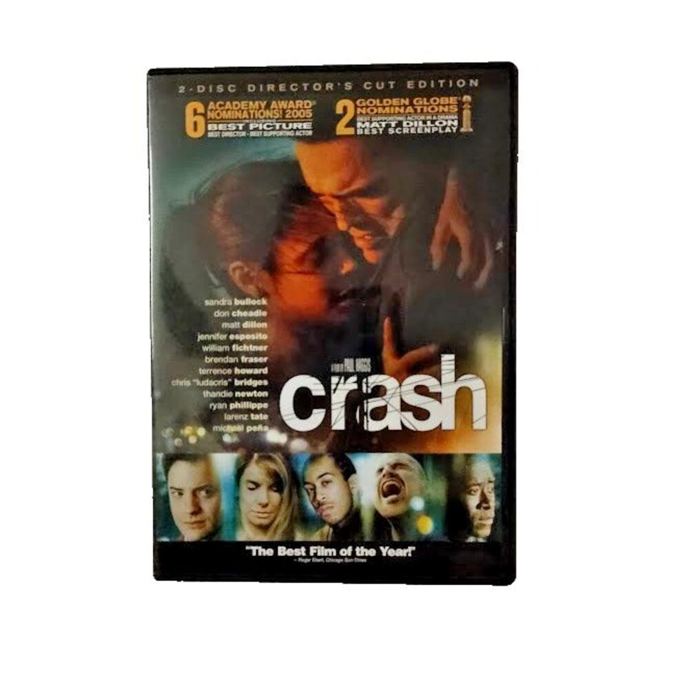 Crash-2 Disc Director's Cut Edition  2004 Movie Thriller Drama Sandra Bullock